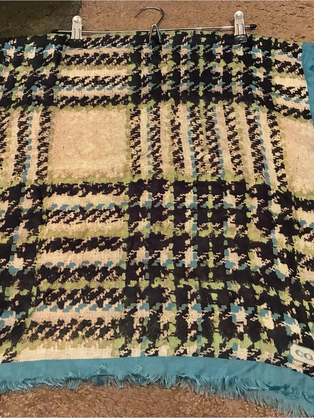 NEW PRICE! Coach Bonnie Boucle Houndstooth Scarf GUC